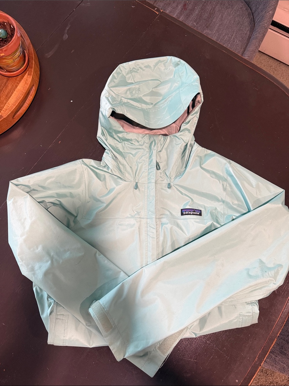 Patagonia Women's Torrentshell Rain Jacket Snowmelt Blue Sz Small - Picture 6 of 6